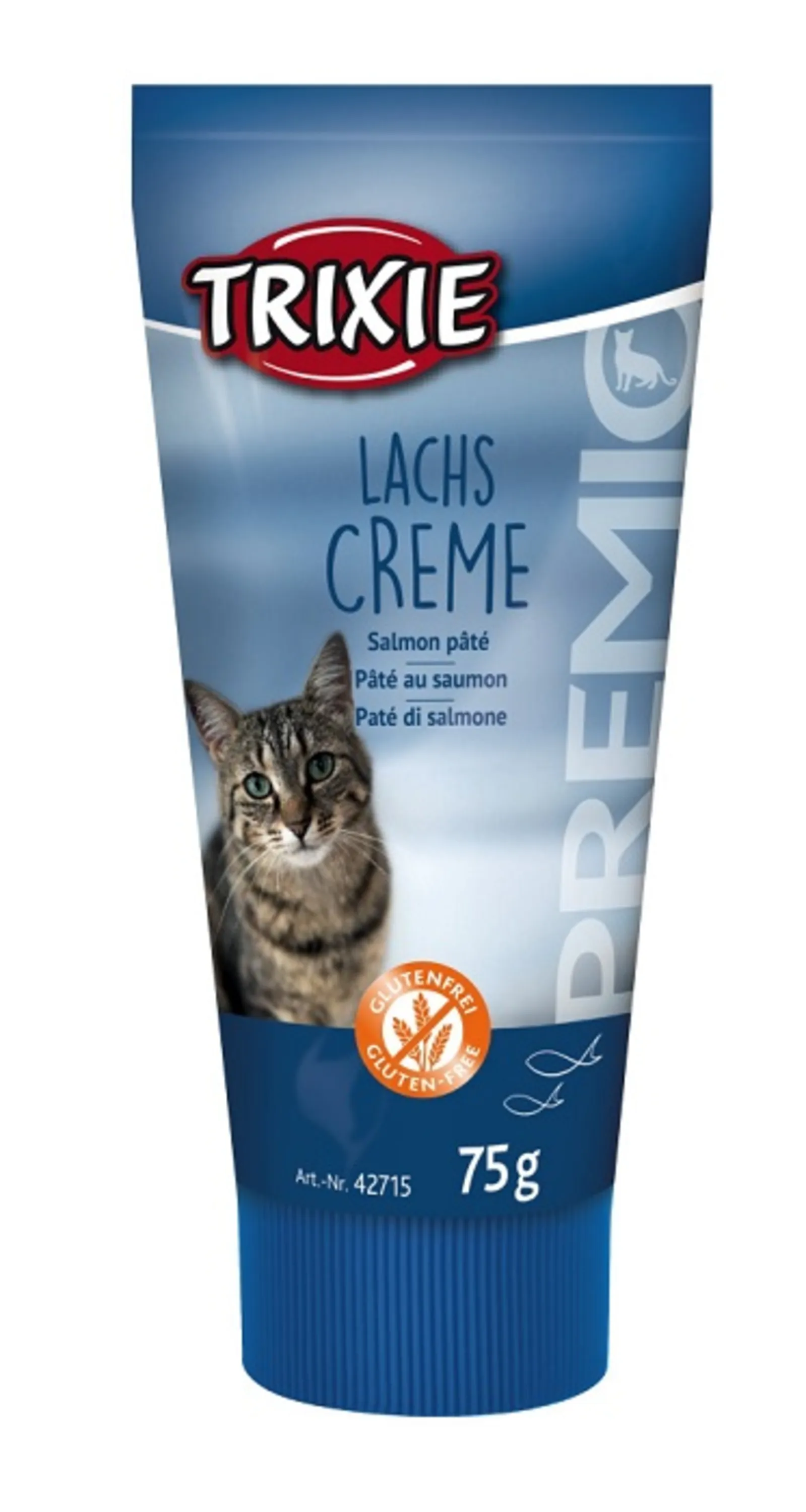 تشویقی خمیری گربه با طعم ماهی سالمون Laches Creme